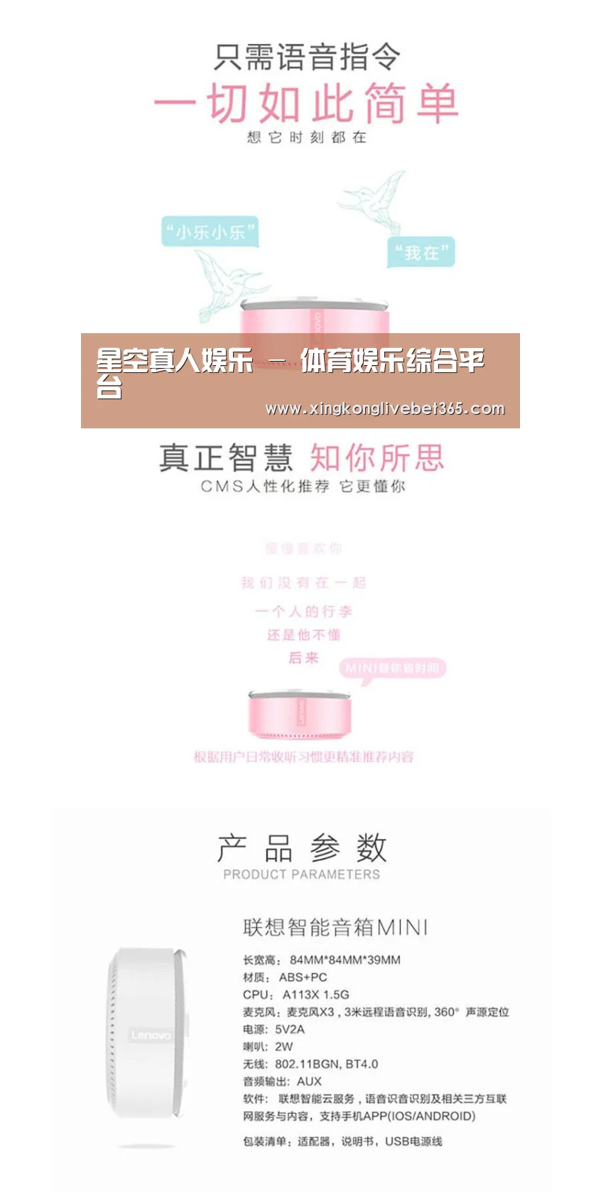 联想智能音箱MINI(图1)